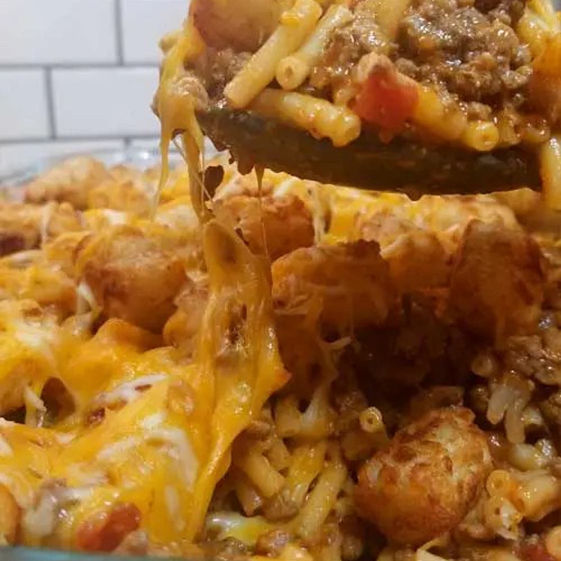Mac n Cheesy Cowboy Casserole