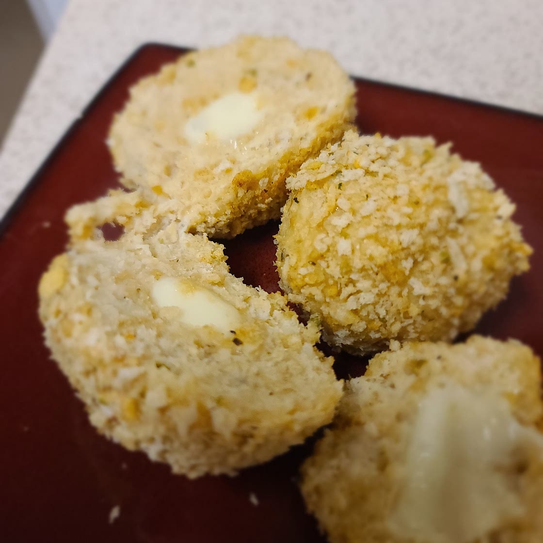 Chicken Parmesan Stuffed Meatballs