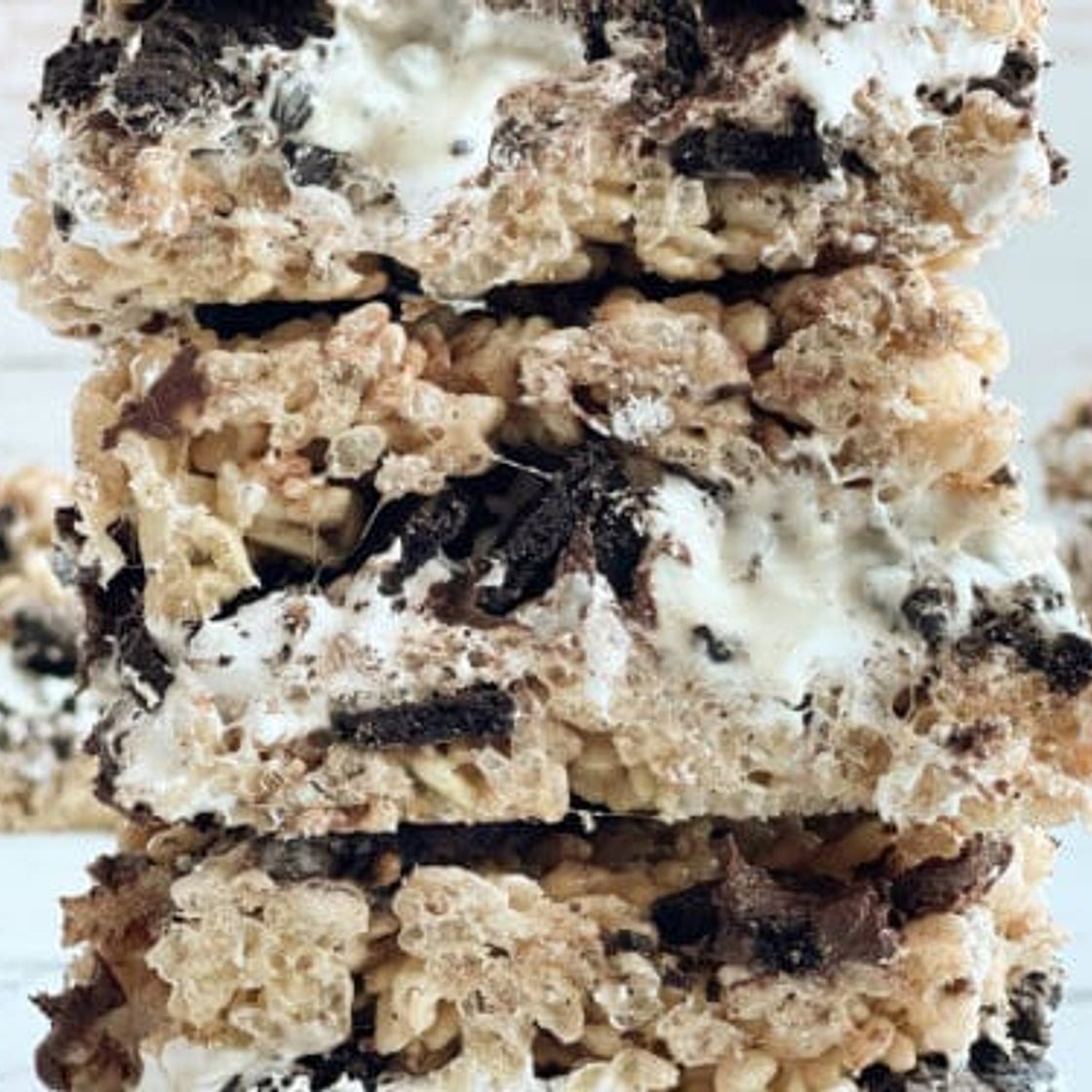 Cookies and Cream Rice Krispies Treats