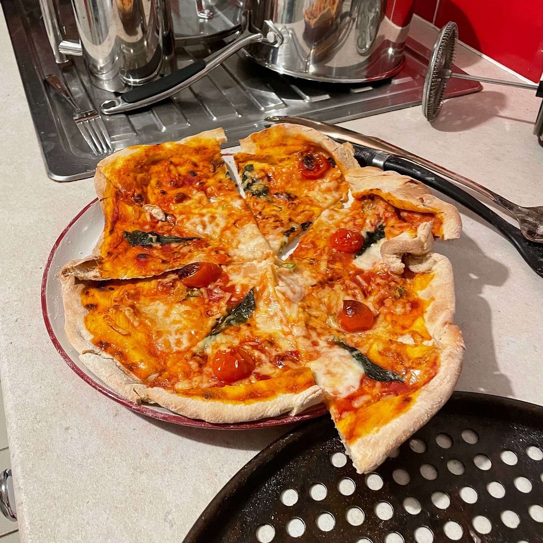 Quick pizza dough