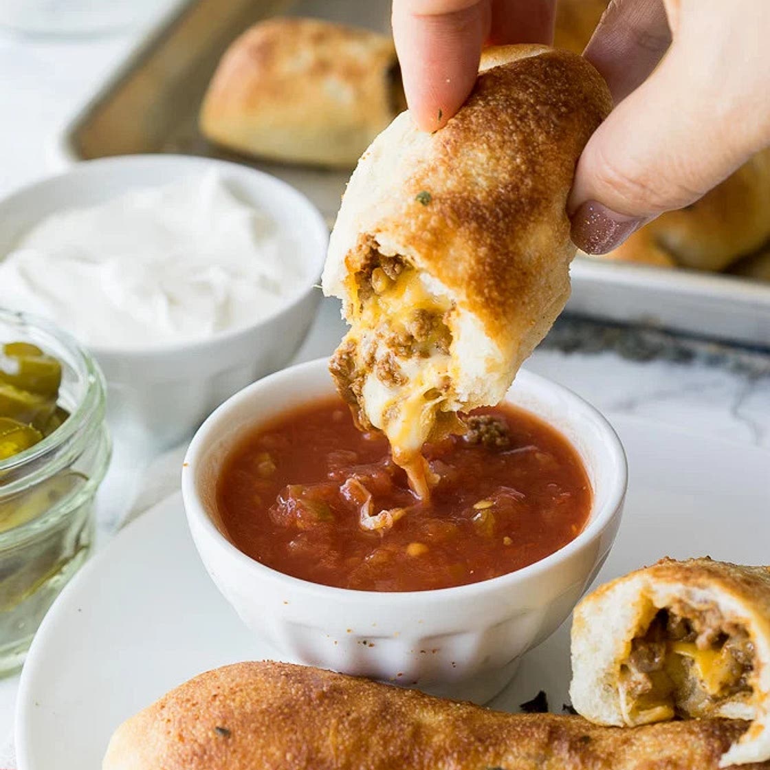 Cheesy taco sticks