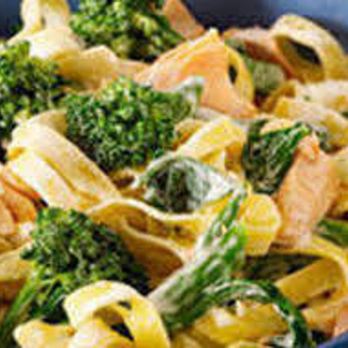Salmon and Brocolli pasta