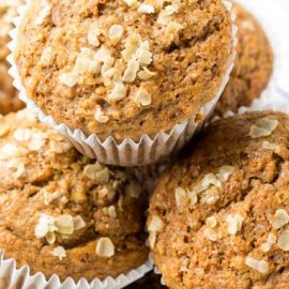Egg Free Banana Muffins (adaptable for vegan, GF)