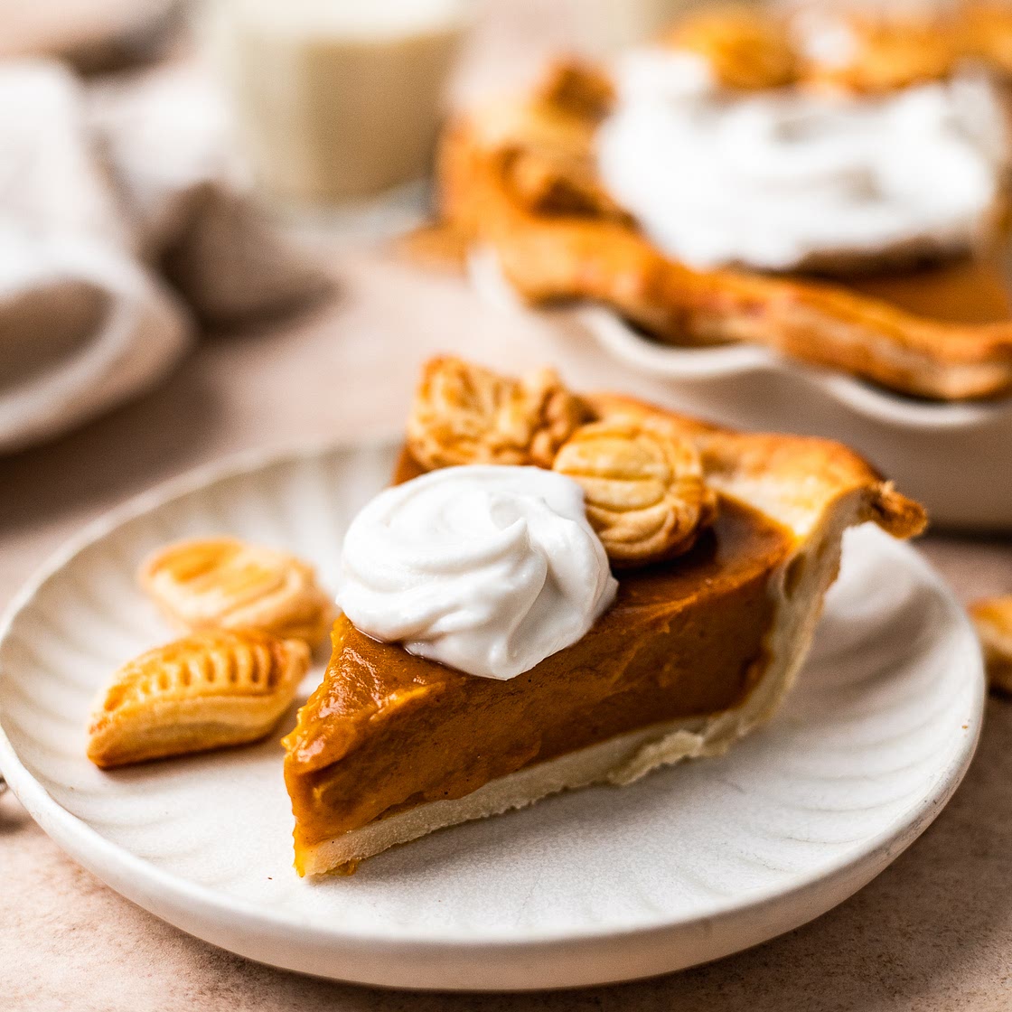 Unbelievably Vegan Pumpkin Pie (No one will know!)