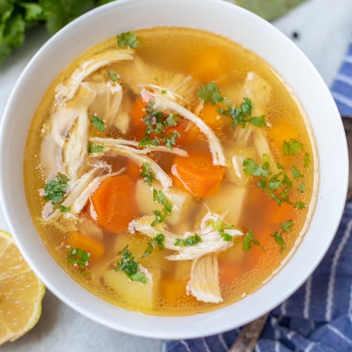 Chicken Soup (Slow Cooked)