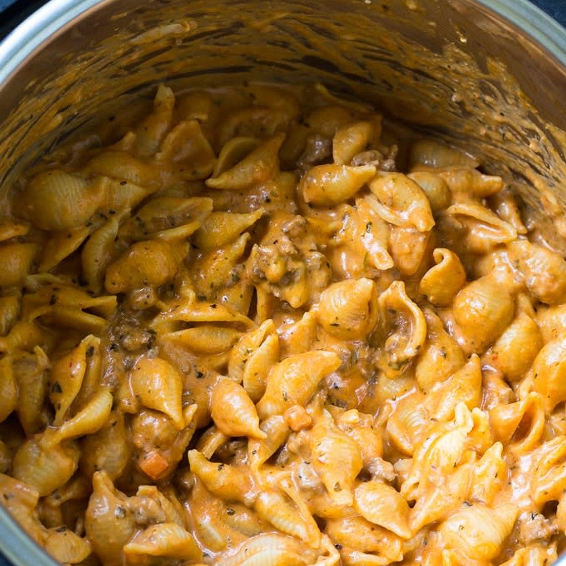 (IP) Creamy Shells and Beef
