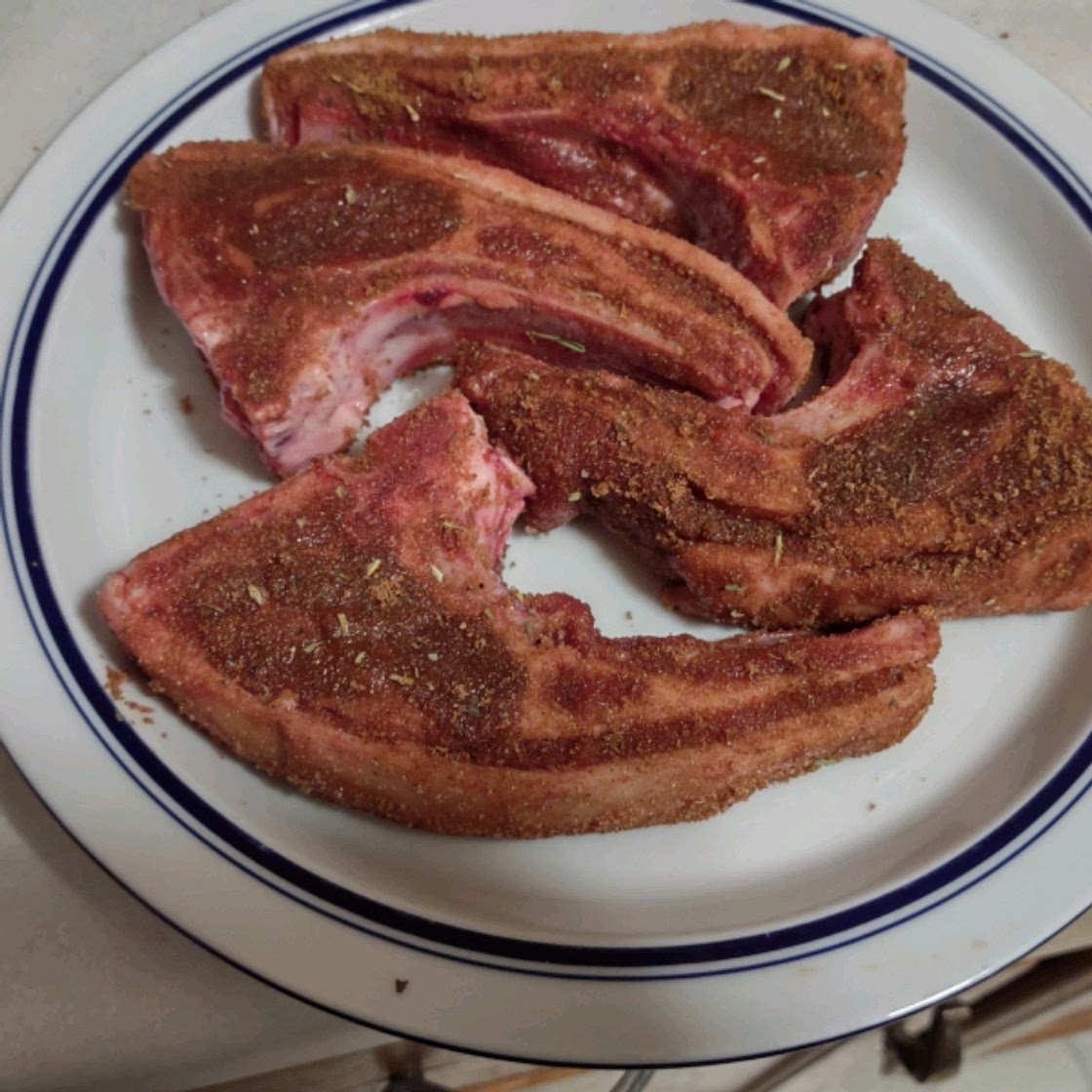 Grilled Lamb with Brown Sugar Glaze