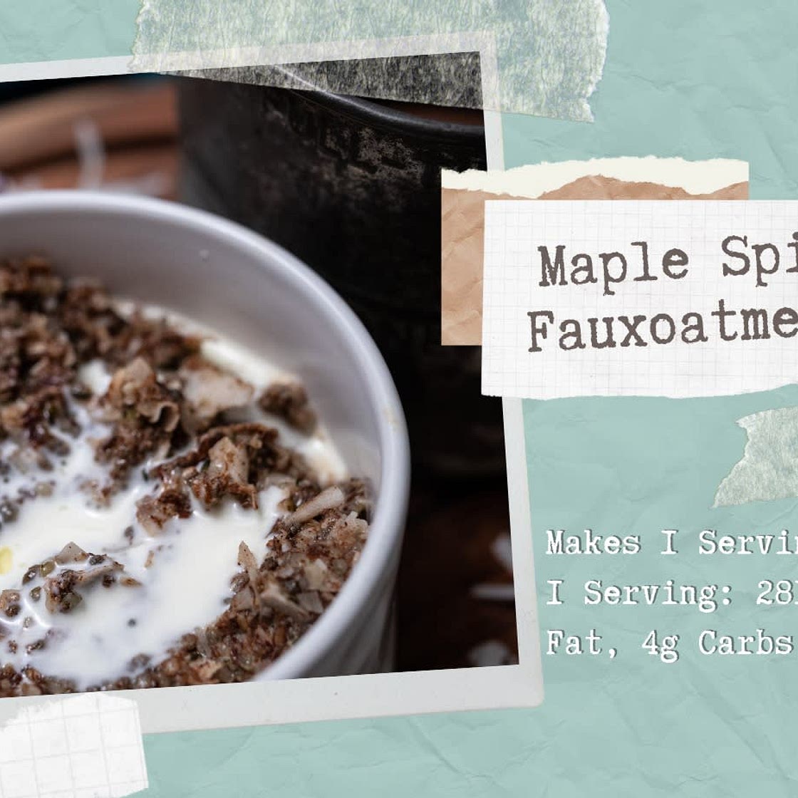 Maple Spice Fauxoatmeal