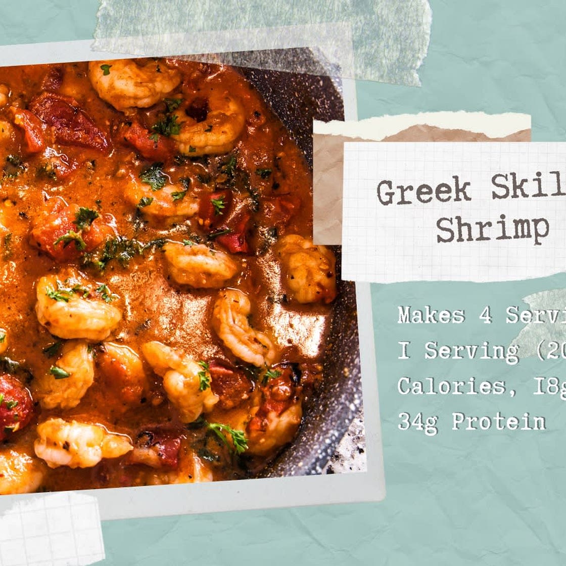Greek Skillet Shrimp