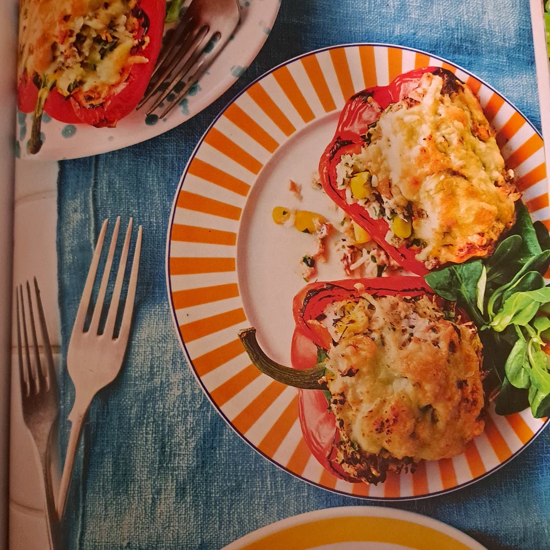 Tuna melt peppers