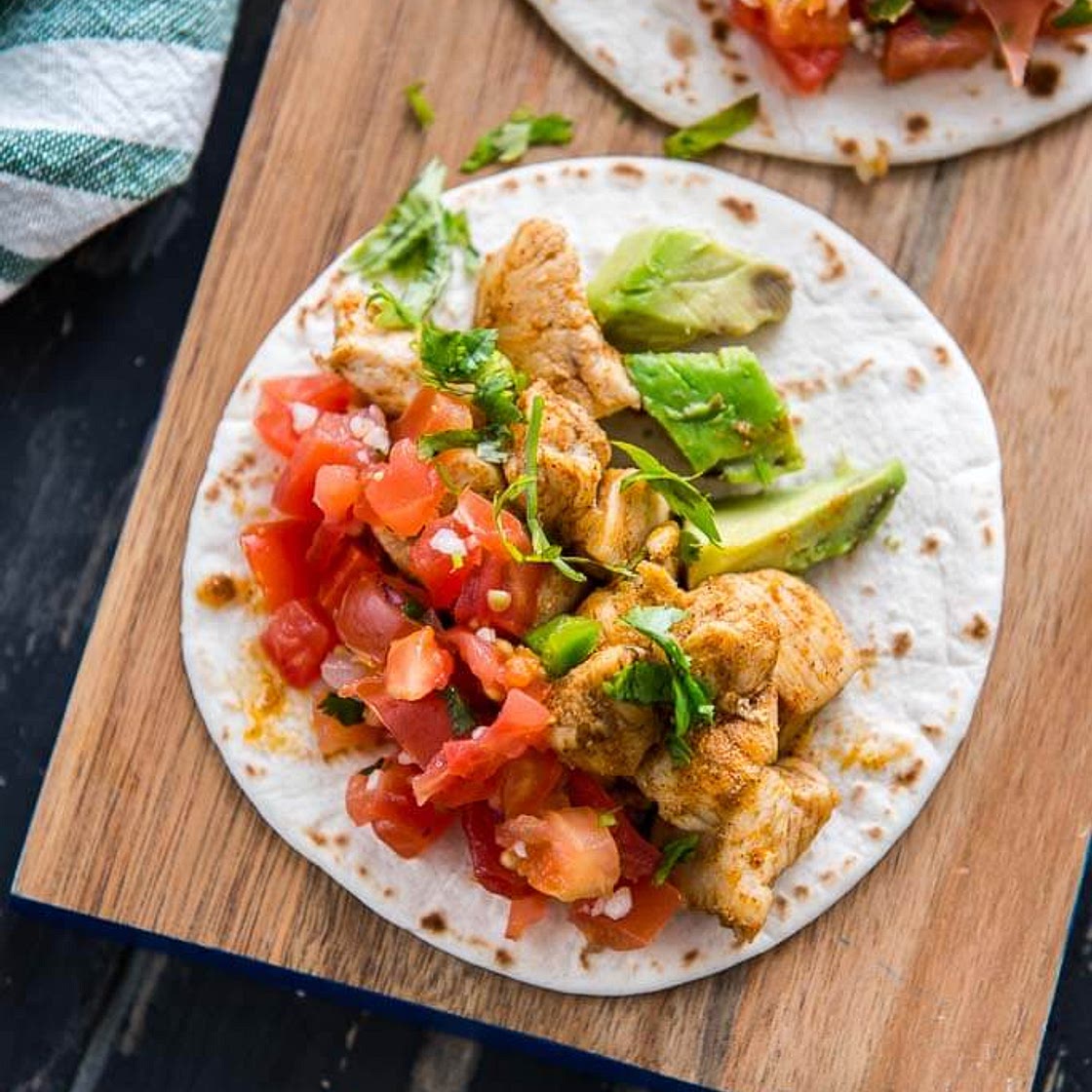 Cajun Chicken Street Tacos