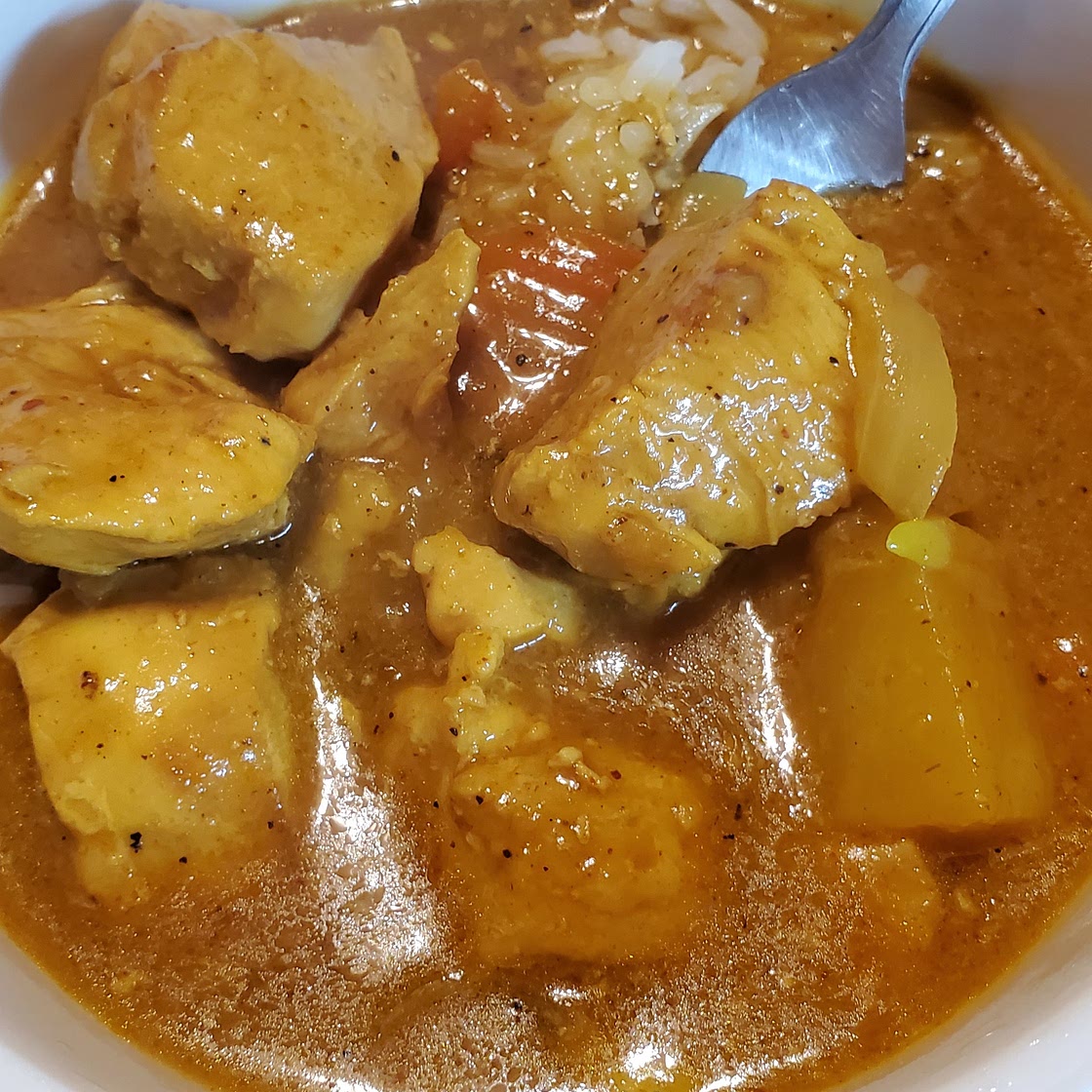 Instapot Chicken Pineapple Curry