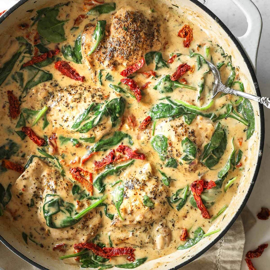 Creamy Tuscan Chicken (Dairy Free)