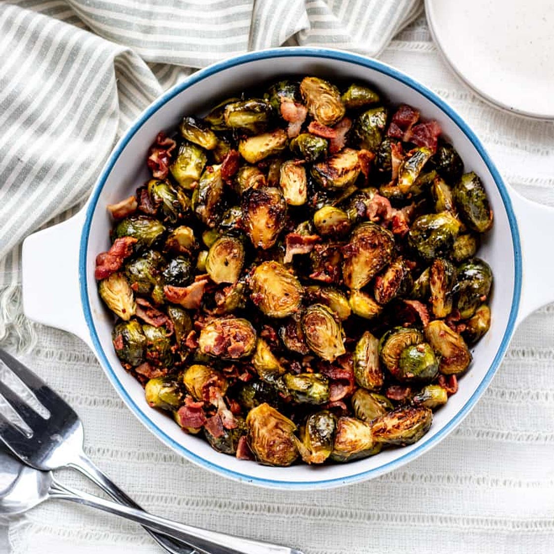 Maple Bacon Brussel Sprouts