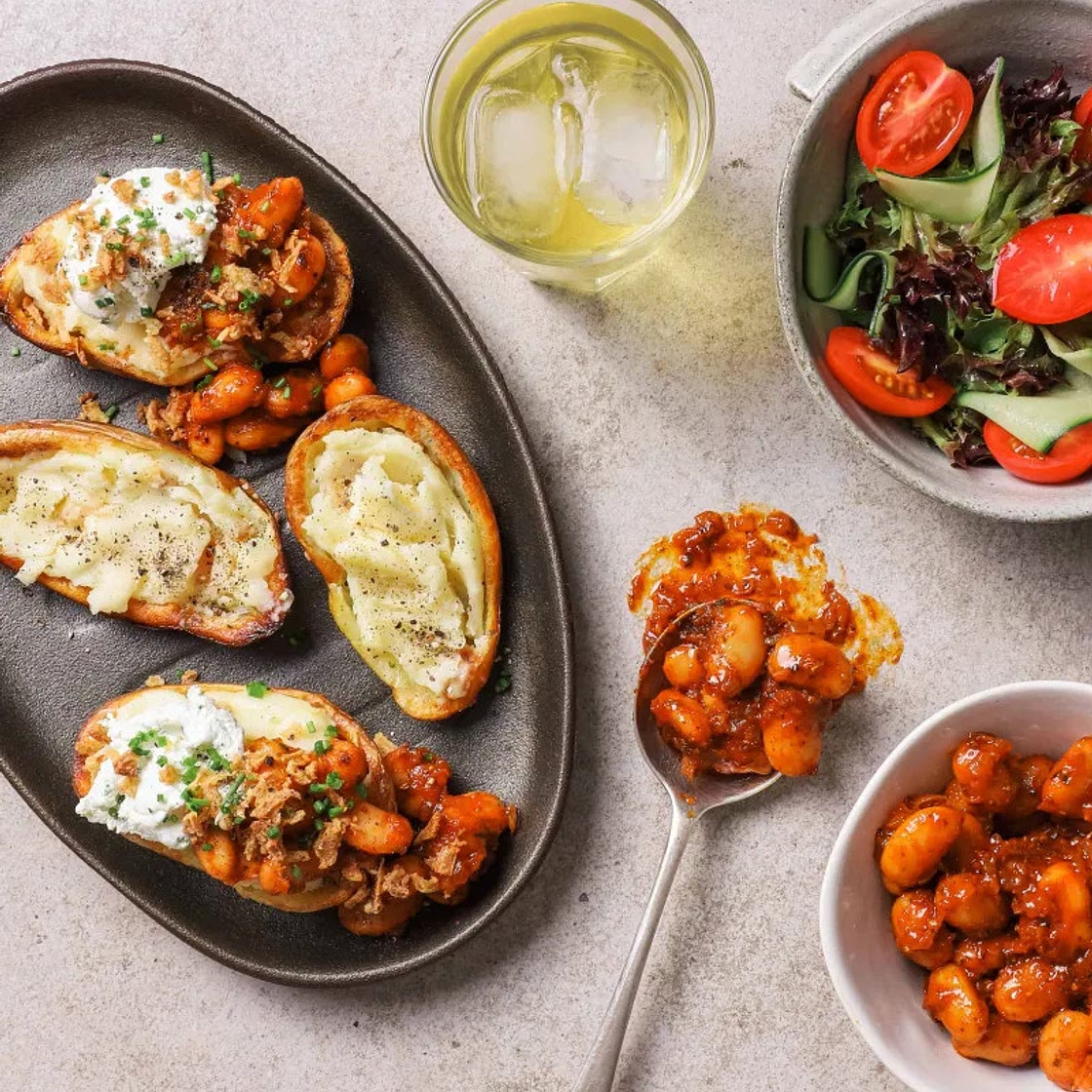 Jacket Potato & Herman's Baked Beans