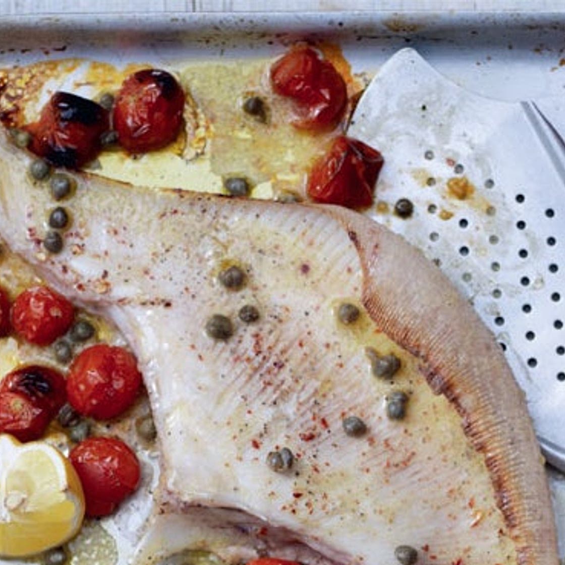 Roasted skate wing recipe