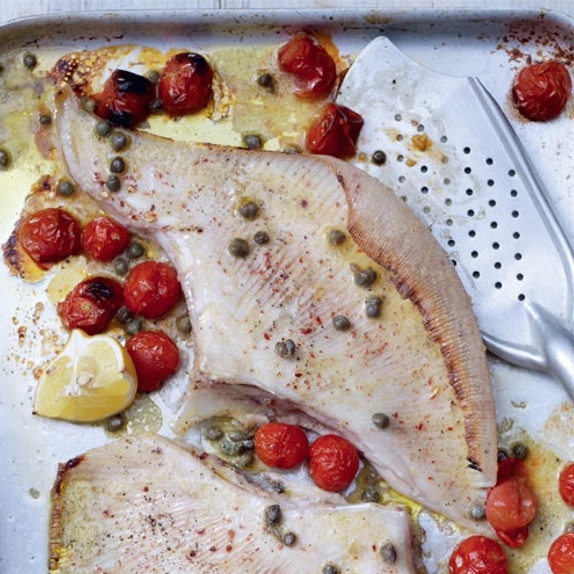 Roasted skate wing recipe