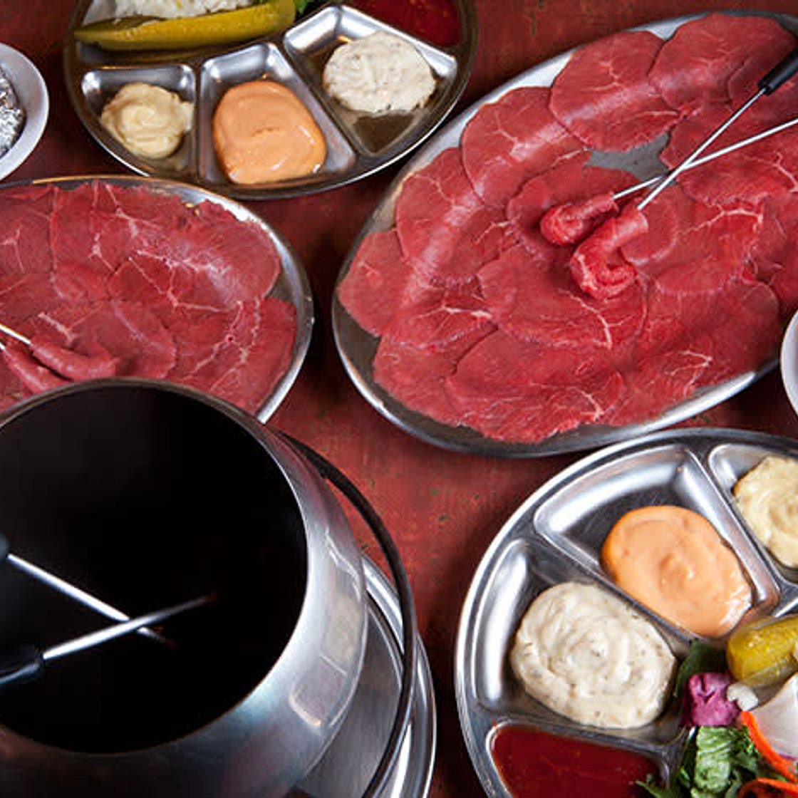 Bouillon fondue à Nicole