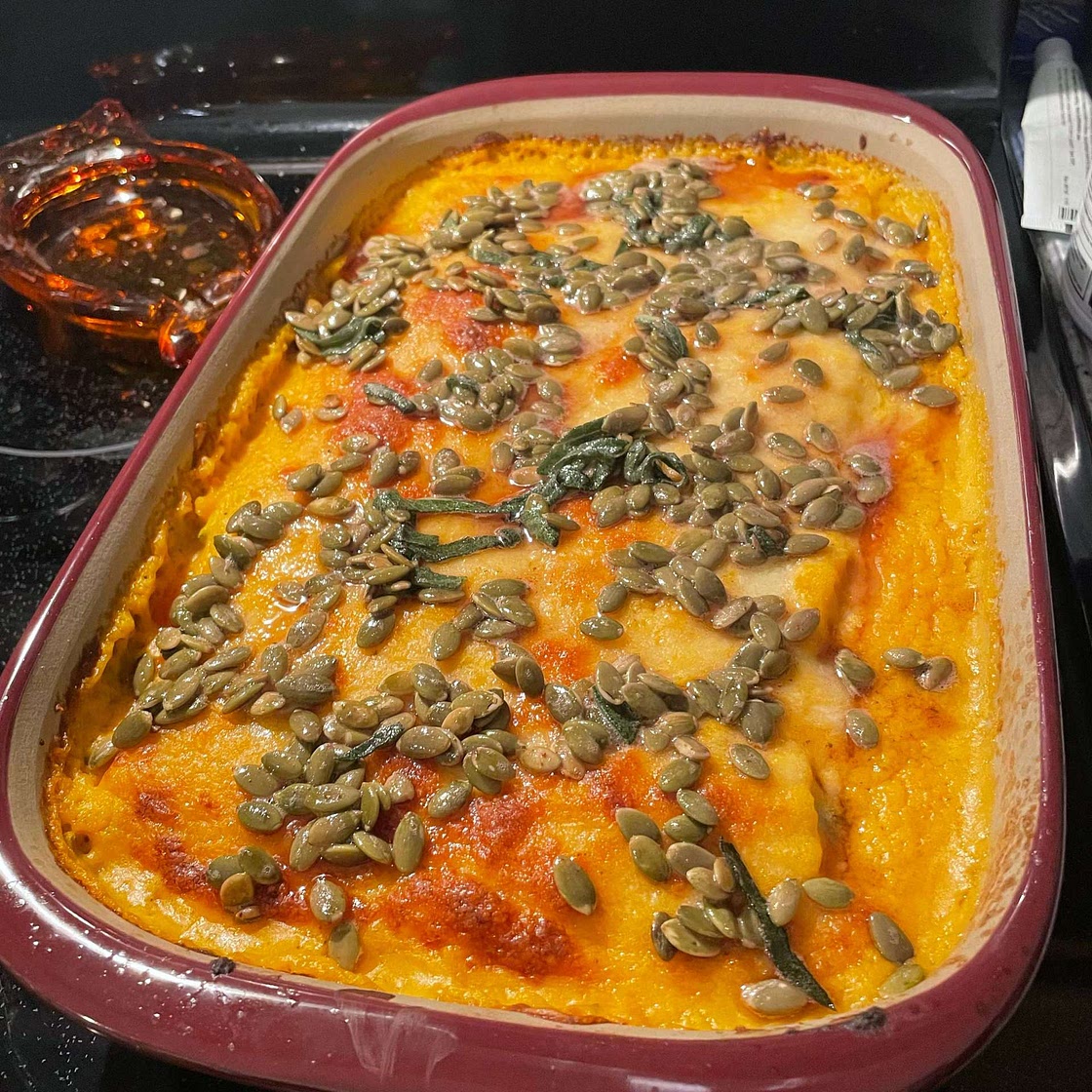 Butternut Squash Lasagna Rolls