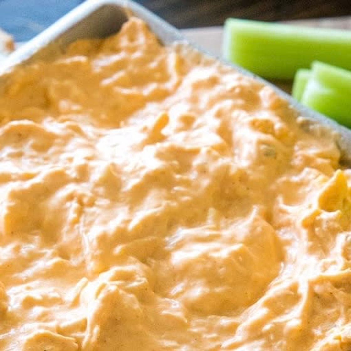 Buffalo Chicken Cold Dip with Mozzarella