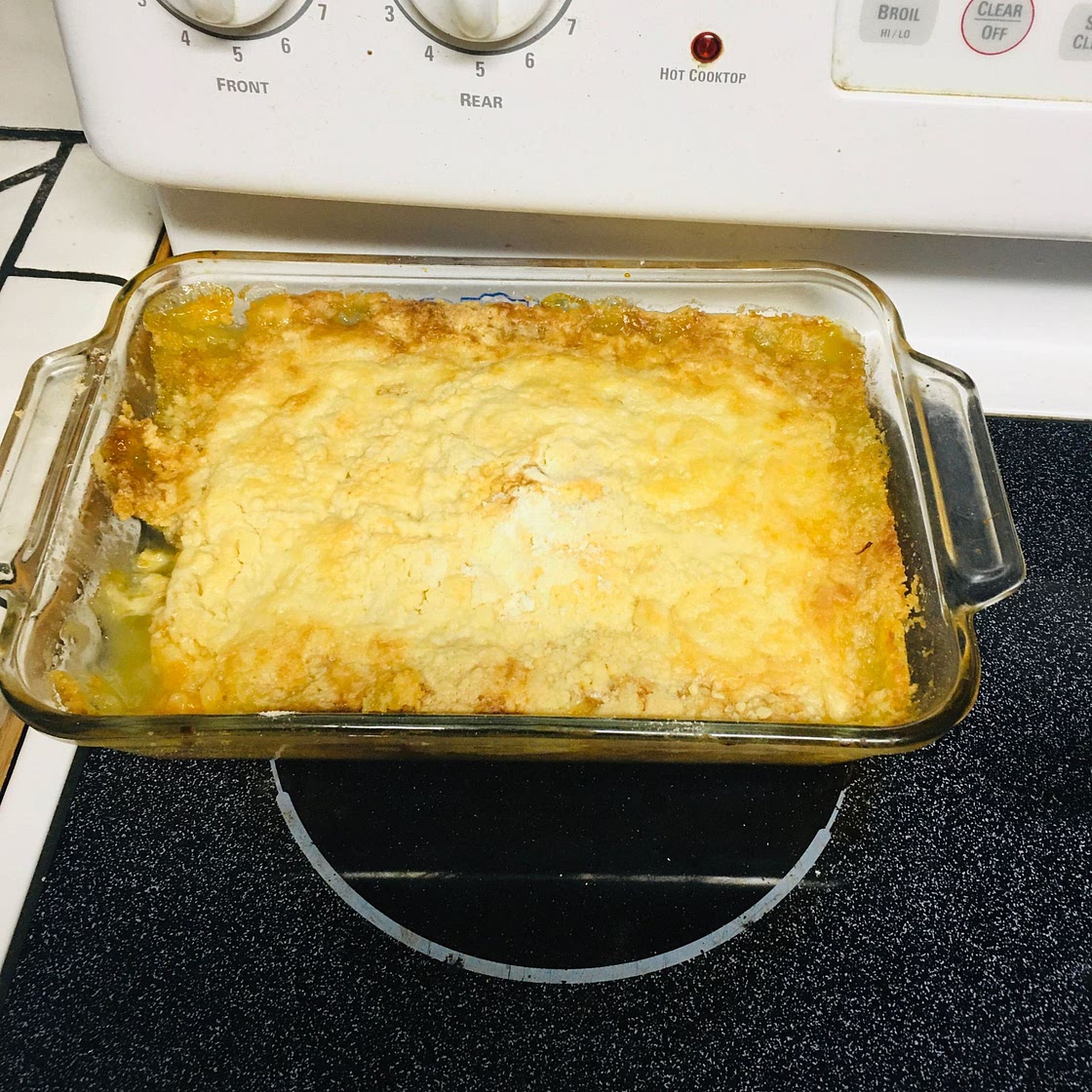 Peach Cobbler Dump Cake