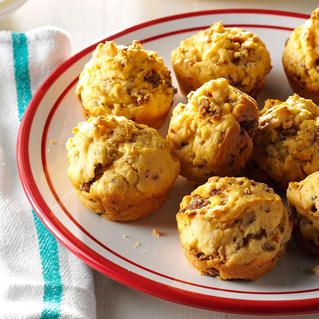 Sausage cheese muffins