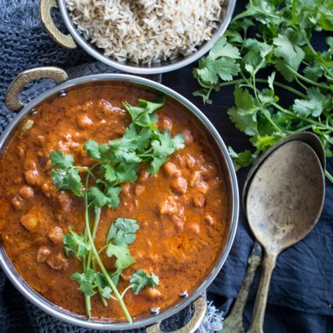Butter Chicken Chickpea Curry