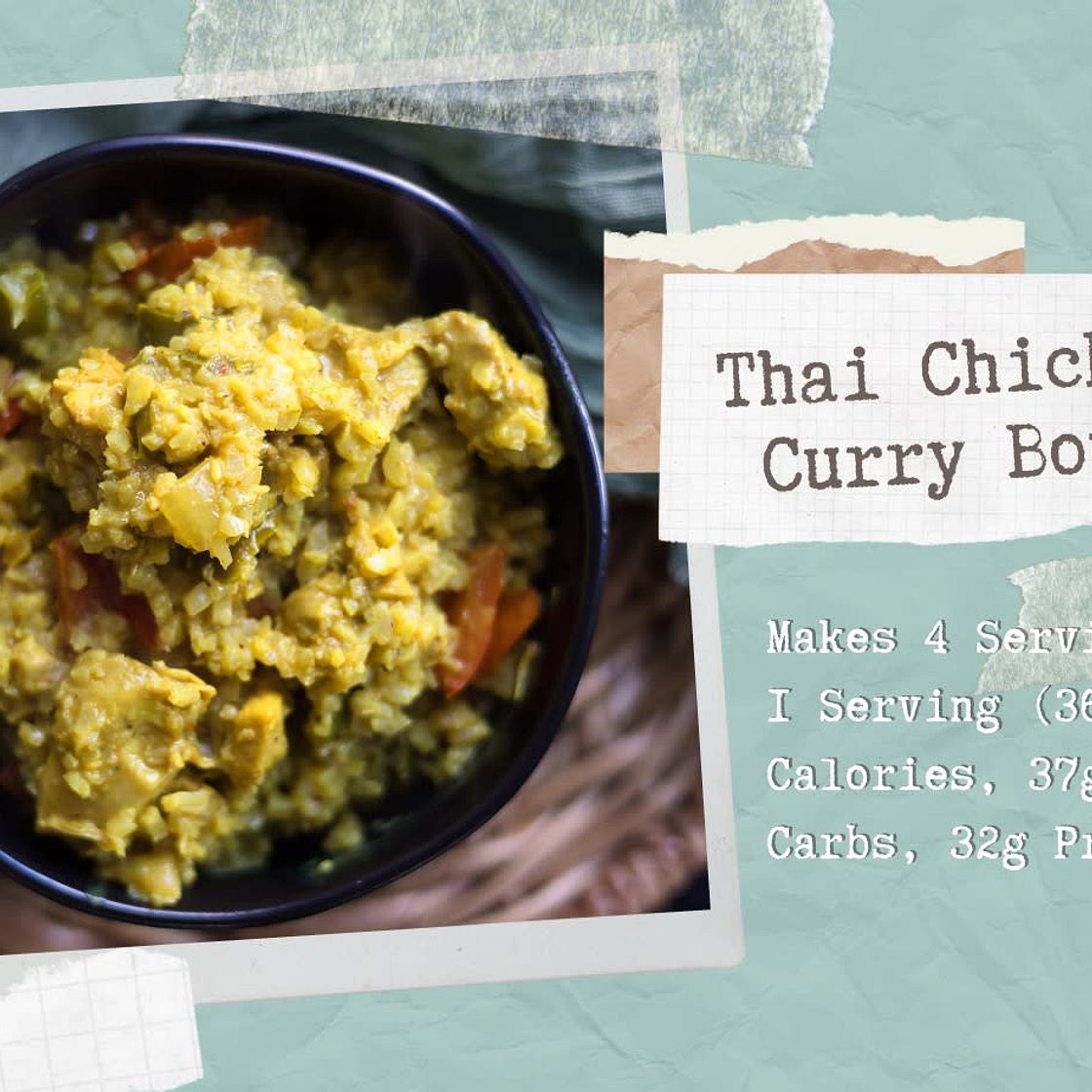 Thai Chicken Curry Bowl