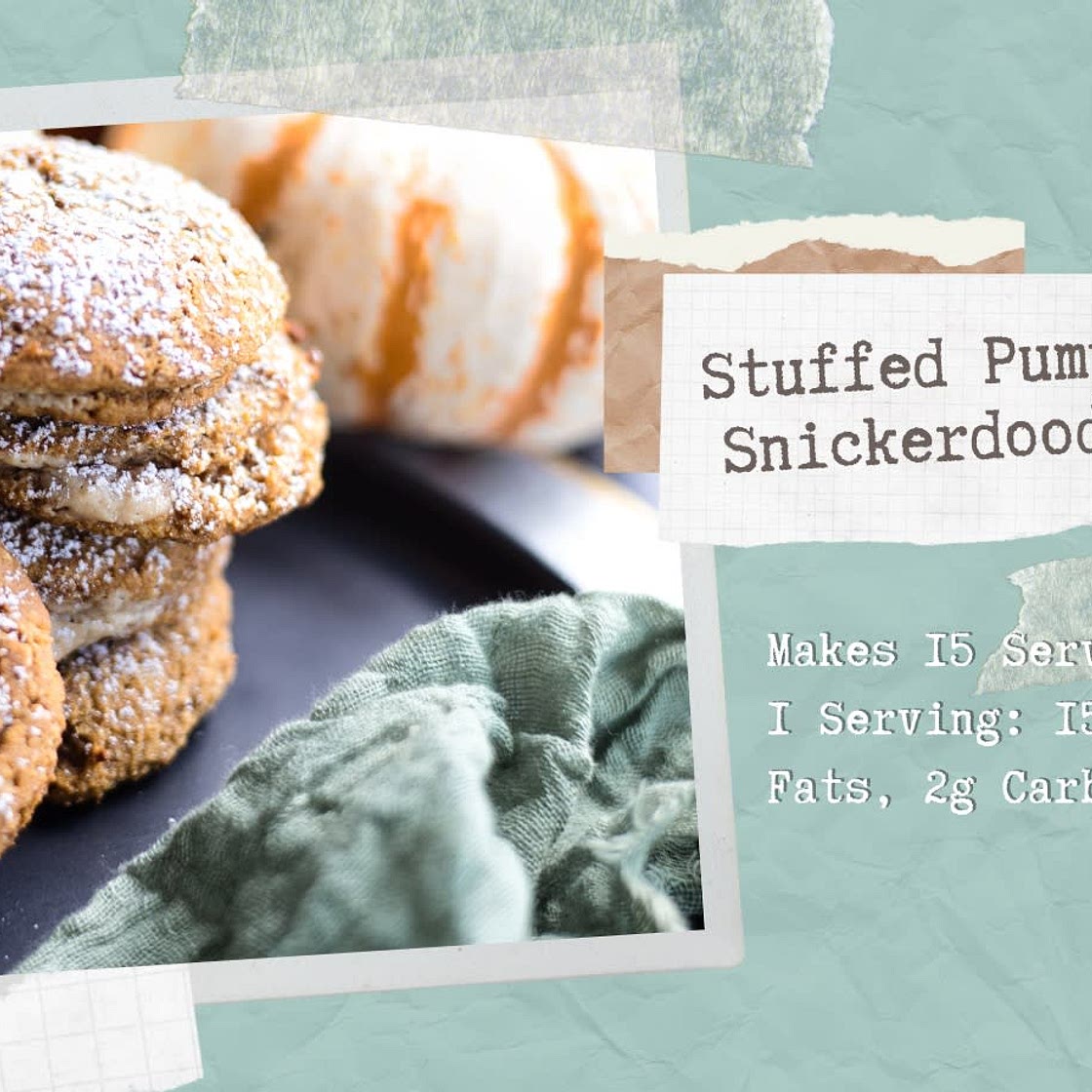 Stuffed Pumpkin Snickerdoodles