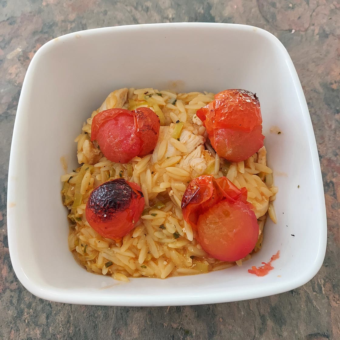 QUICK HERB AND TOMATO ORZOTTO