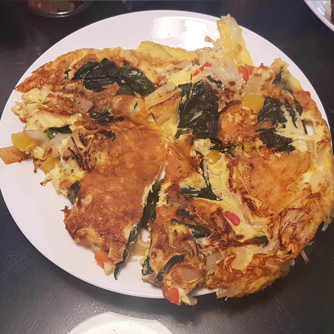 프라이팬을 이용한 프리타타 만들기