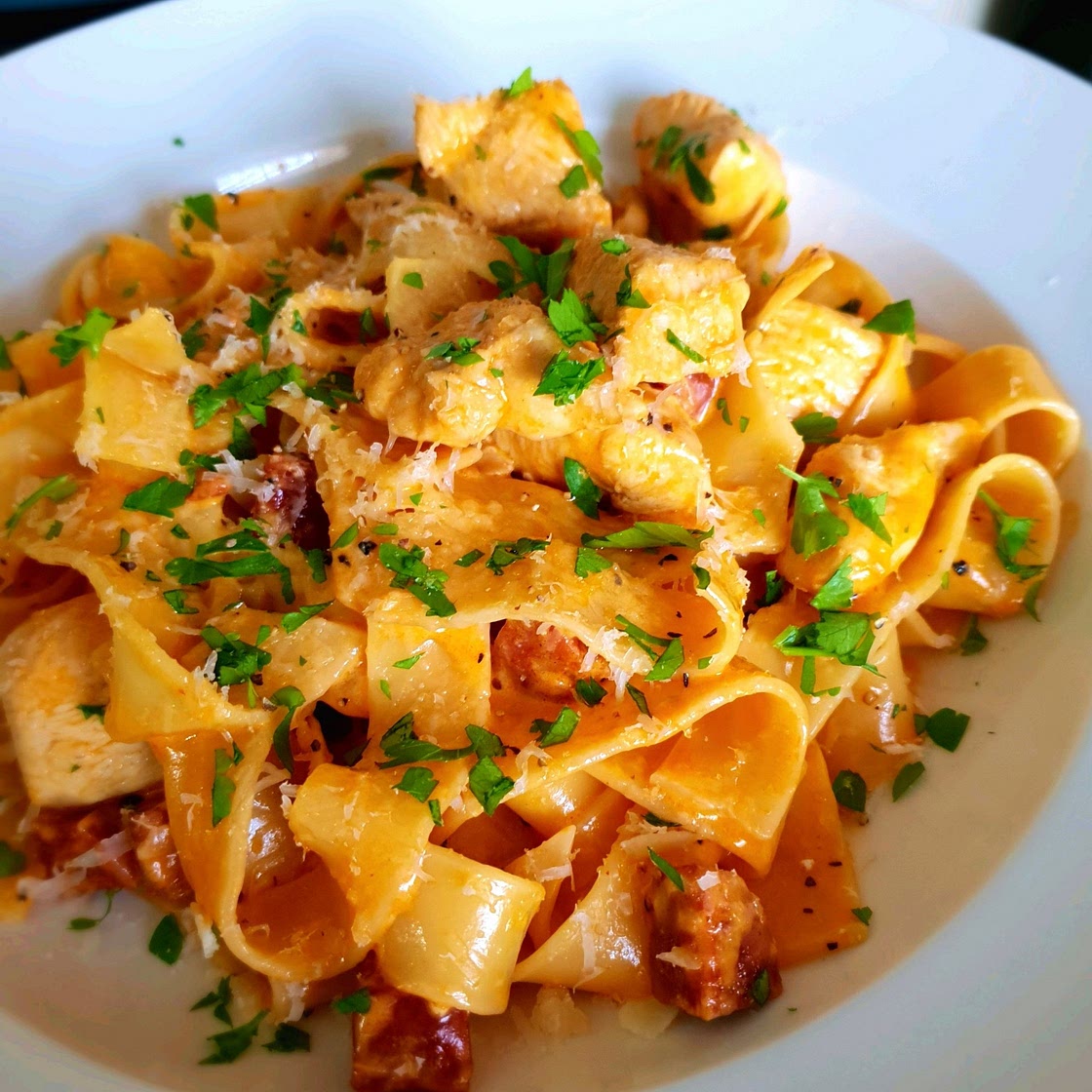Chicken & Chorizo Pasta