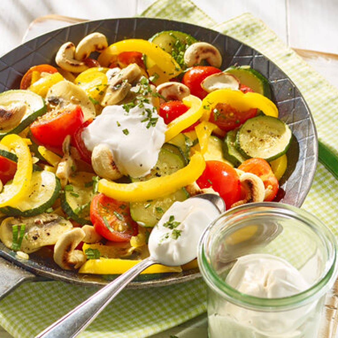 Vegane Gemüsepfanne