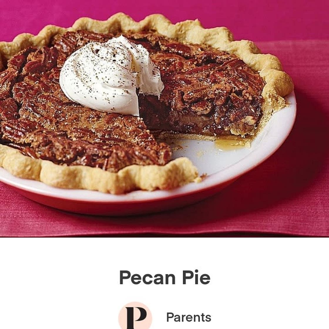 Pecan pie