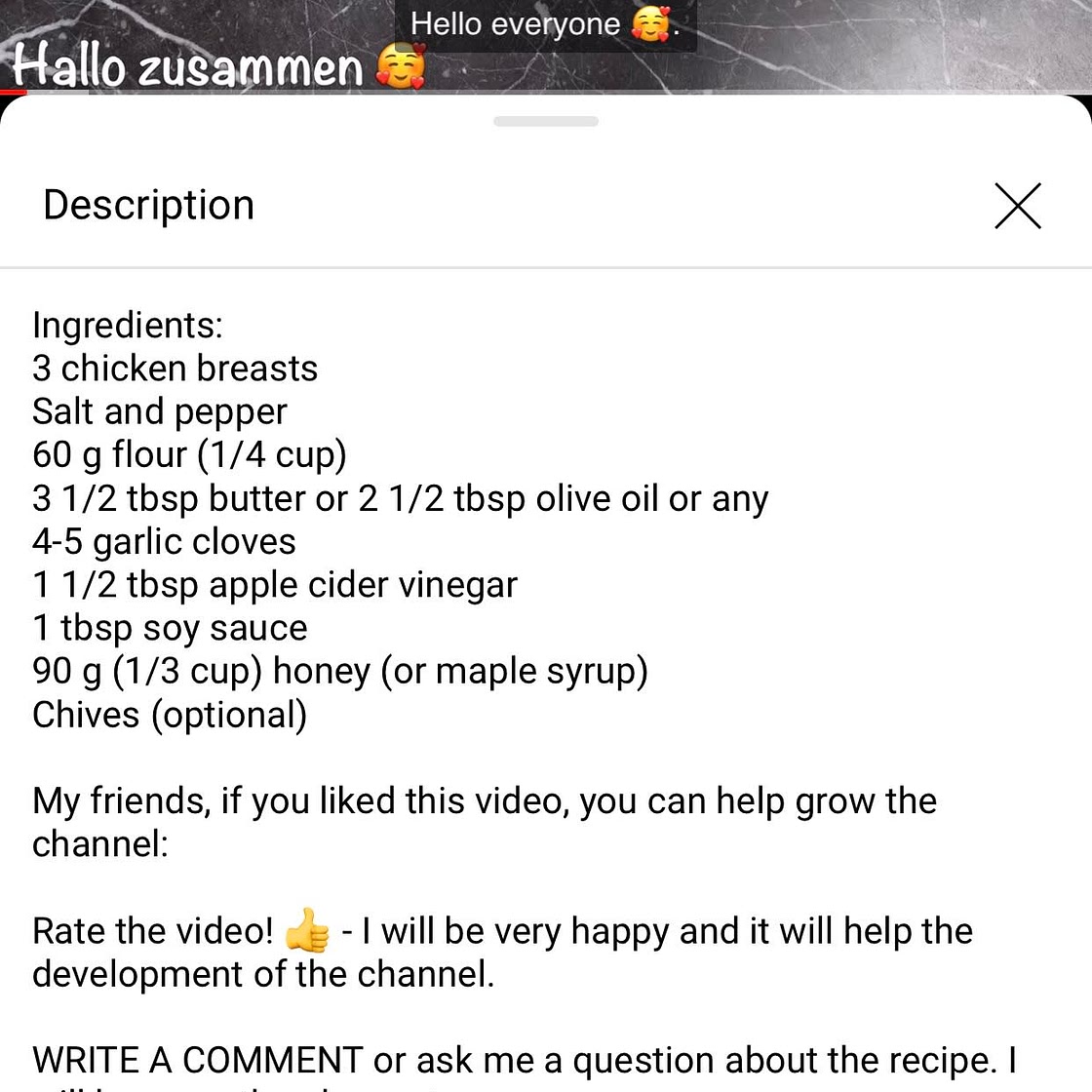 Yummy chicken