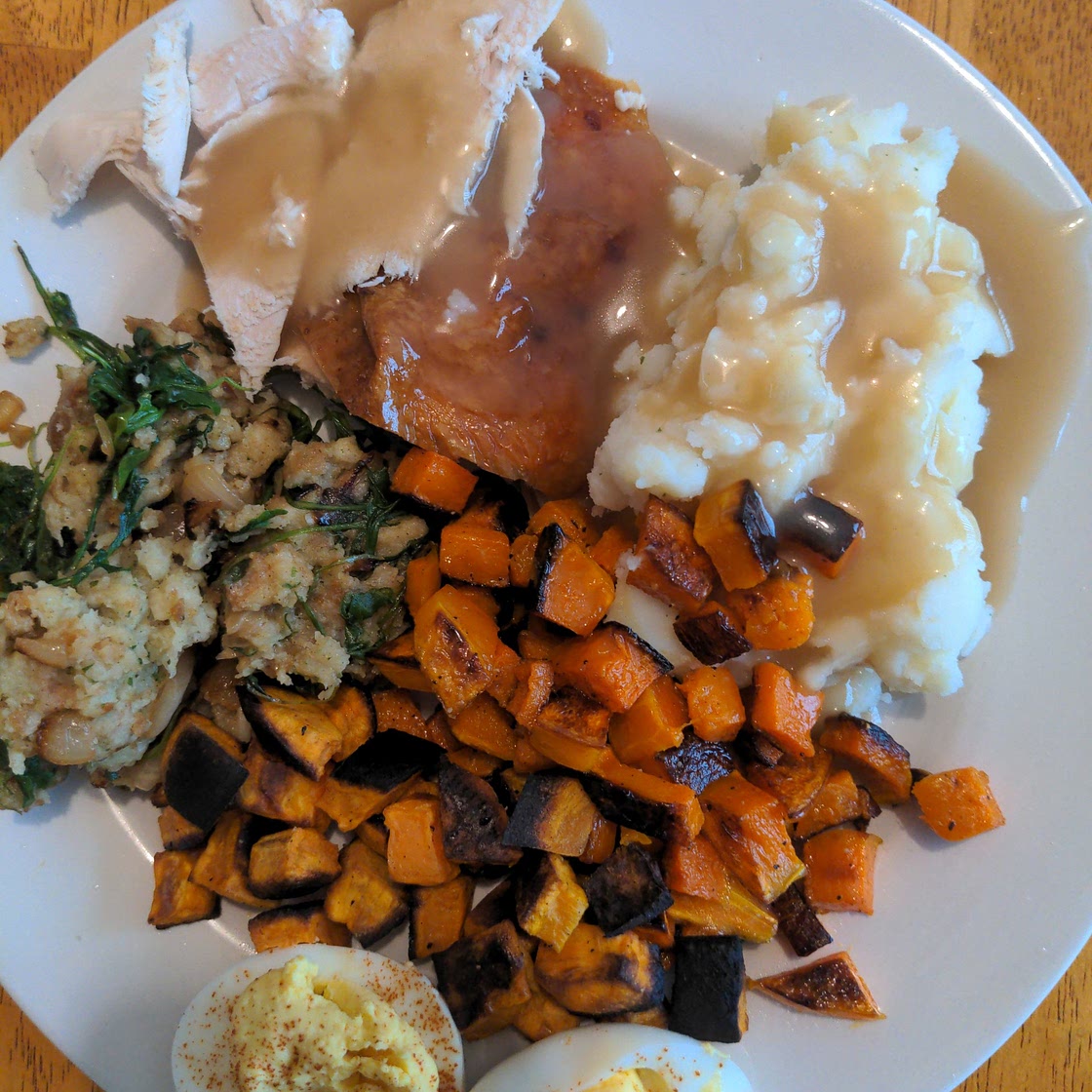 Arugula, Garlic & Sweet Onion Stuffing