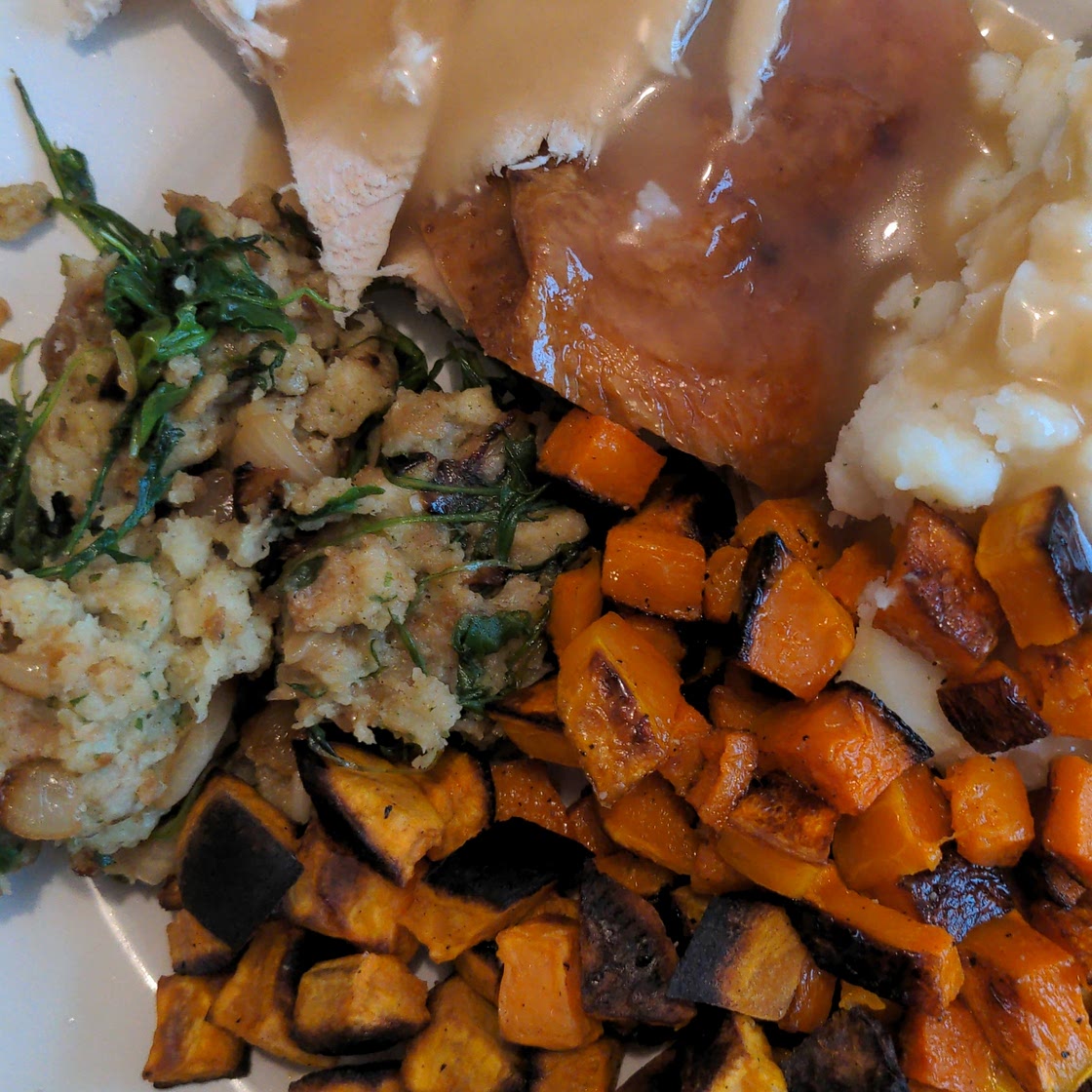 Arugula, Garlic & Sweet Onion Stuffing