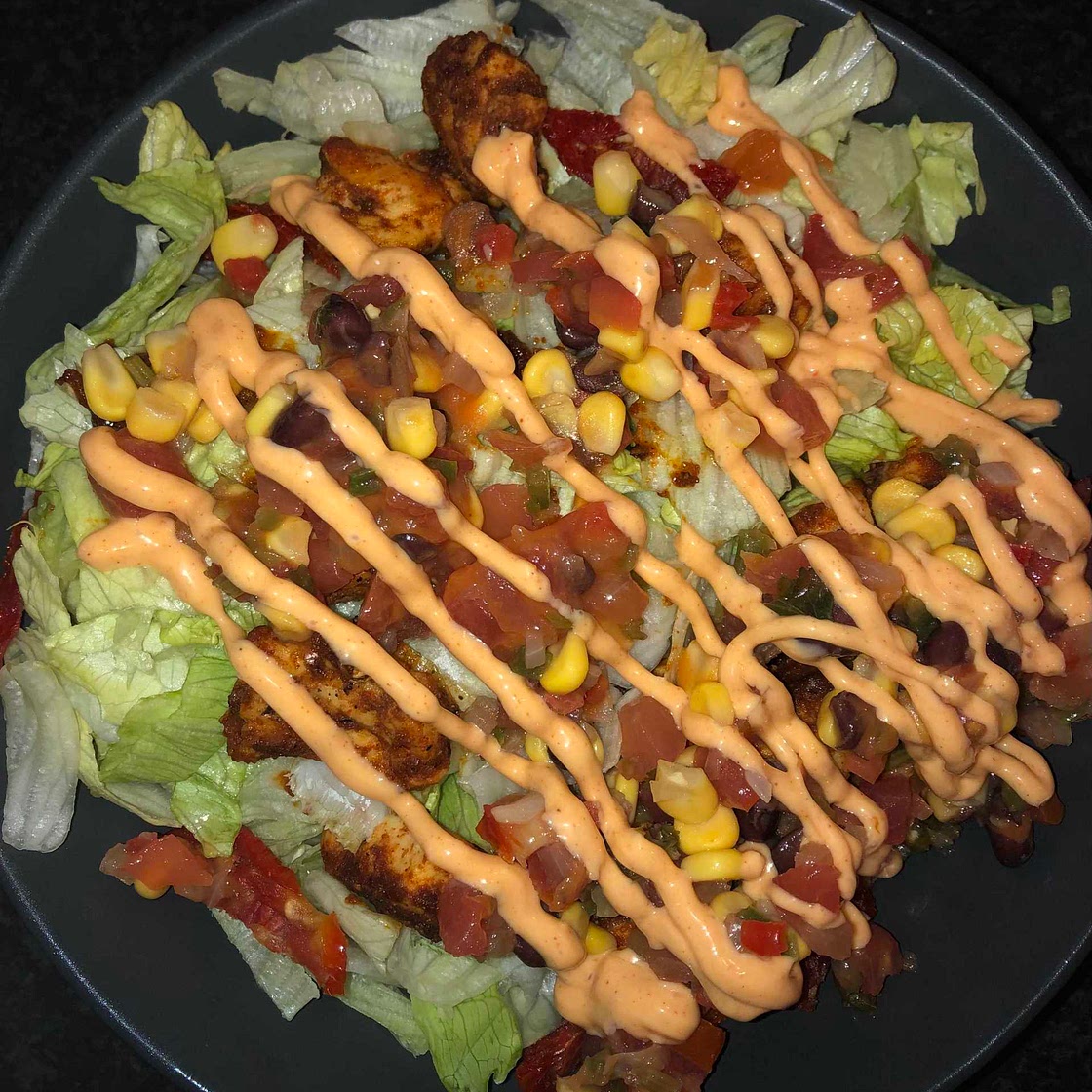 Mexican Chicken Salad Low Carb
