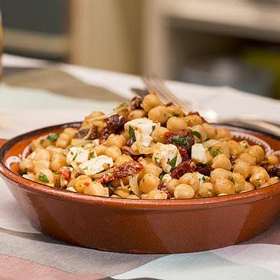 Kichererbsen  Salat