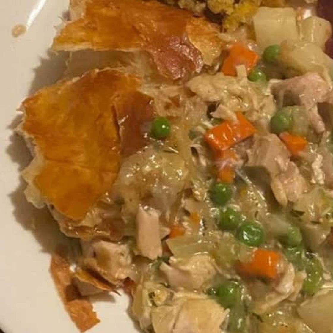 Turkey Pot Pie with Puff Pastry