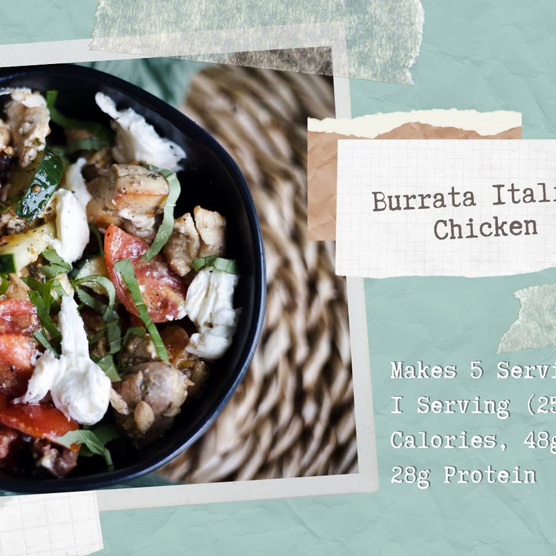 Burrata Italian Chicken