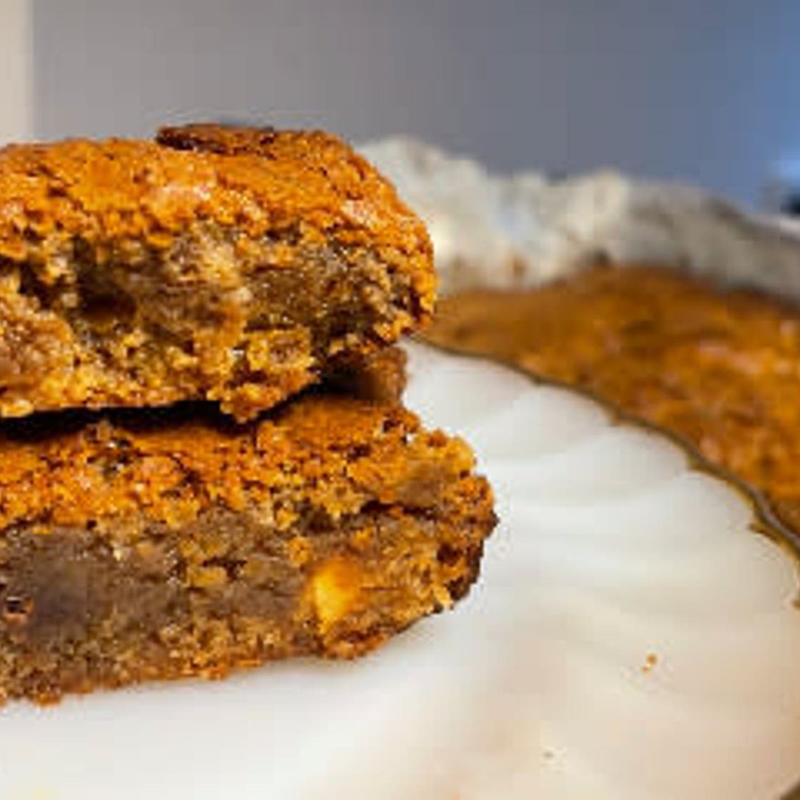 Fudgey caramilk brownies