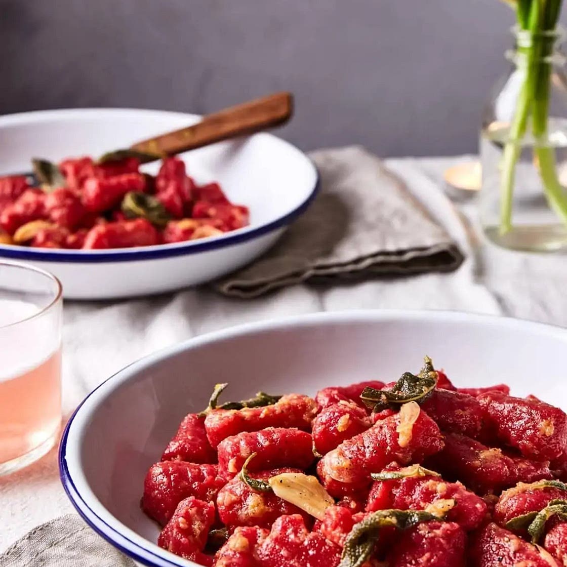 beetroot gnocchi