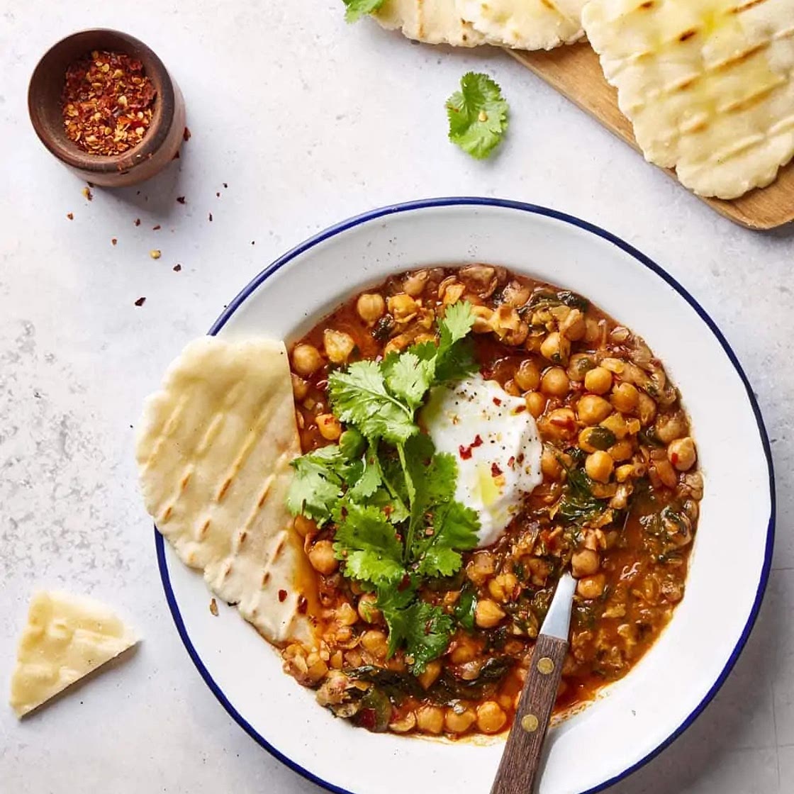 harissa and chickpea stew