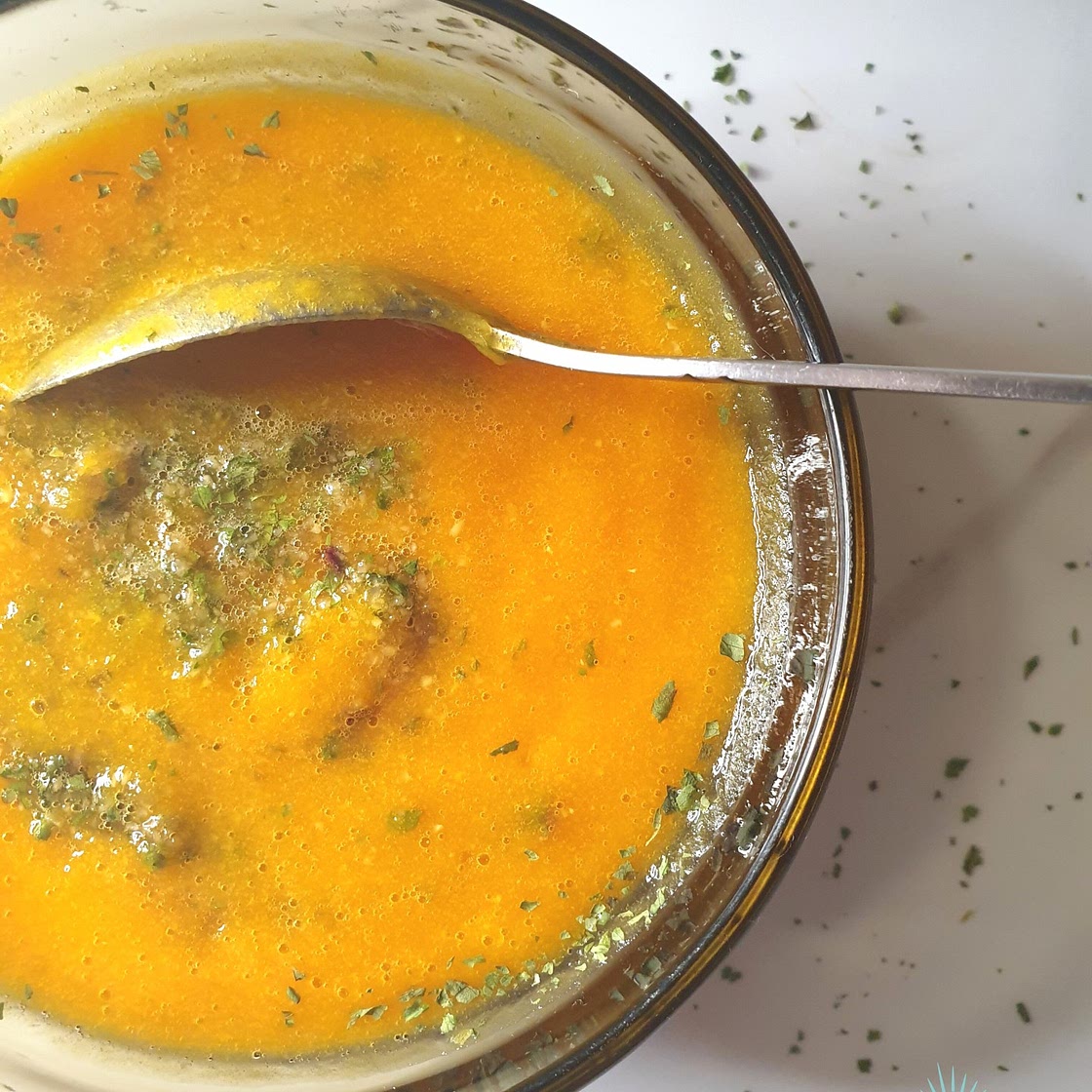 Soupe orange vitaminée