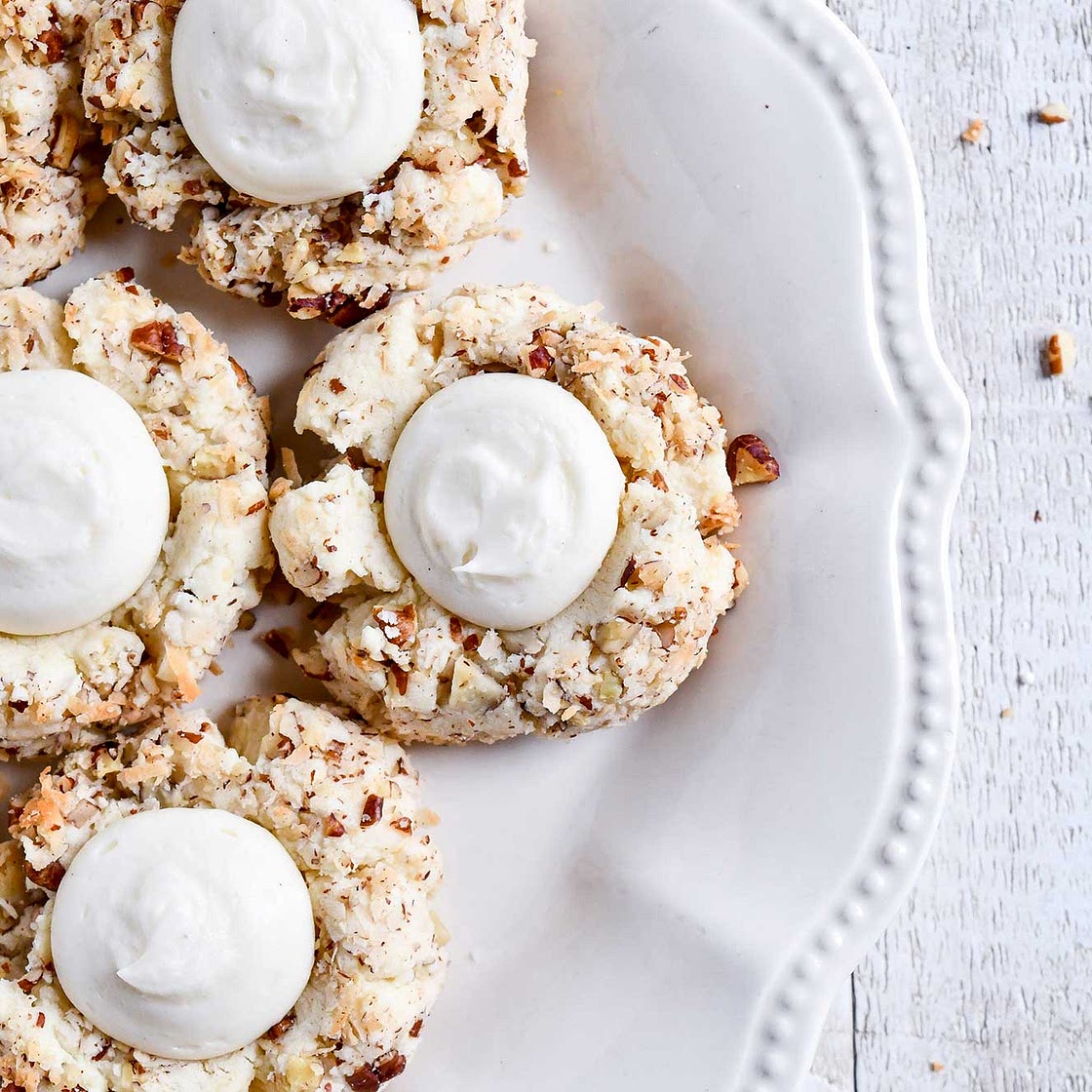 Italian Cream Cake Cookies
