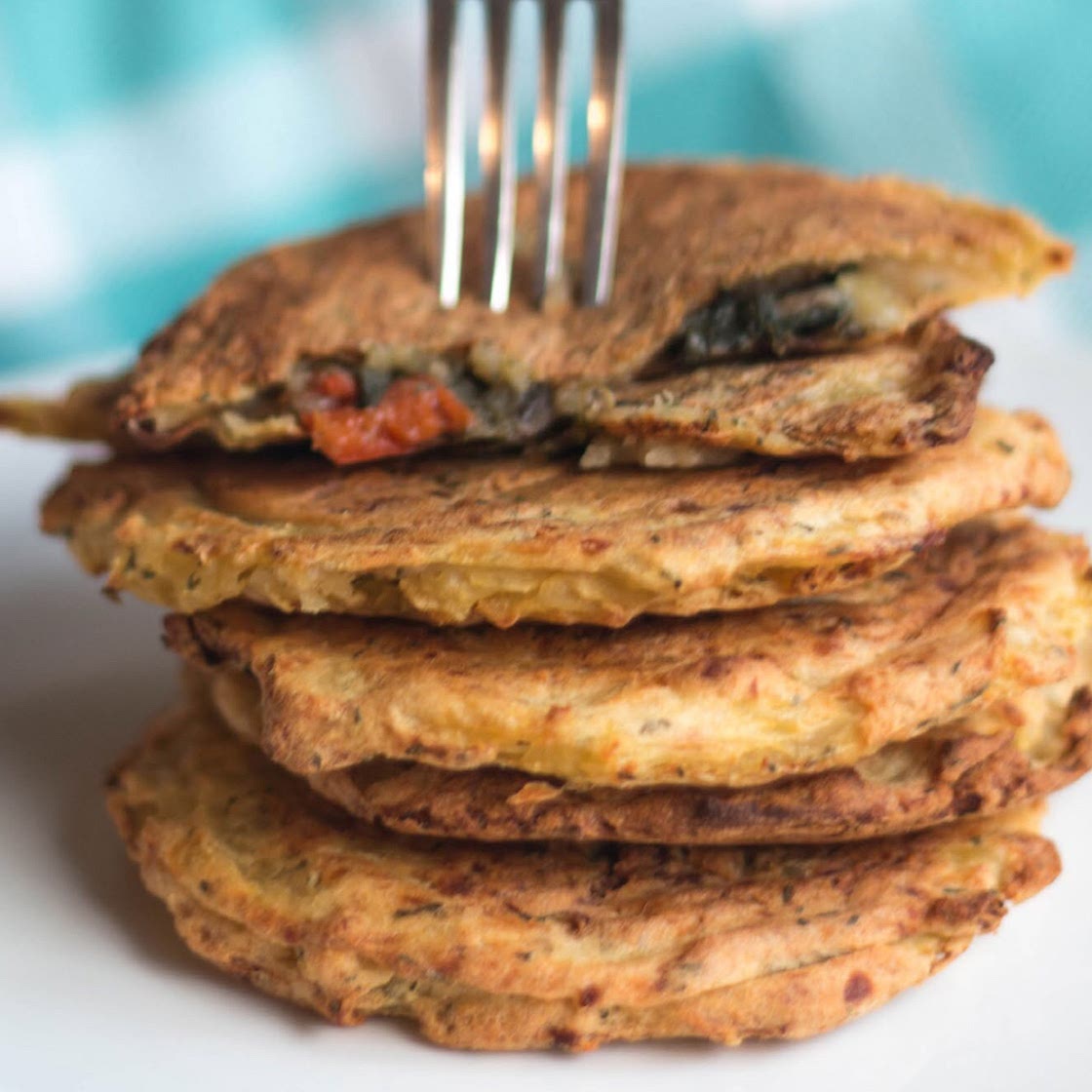 Stuffed Potato Cakes