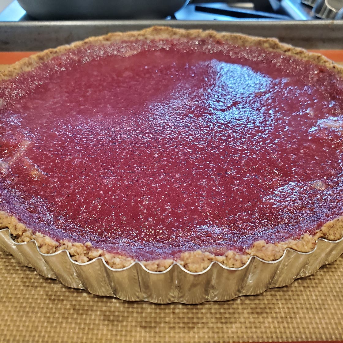 Cranberry Curd Tart