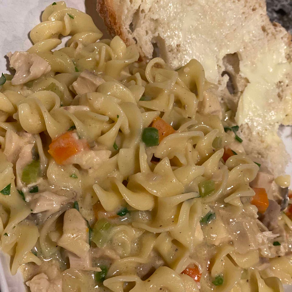 One Pot Turkey Noodle Casserole