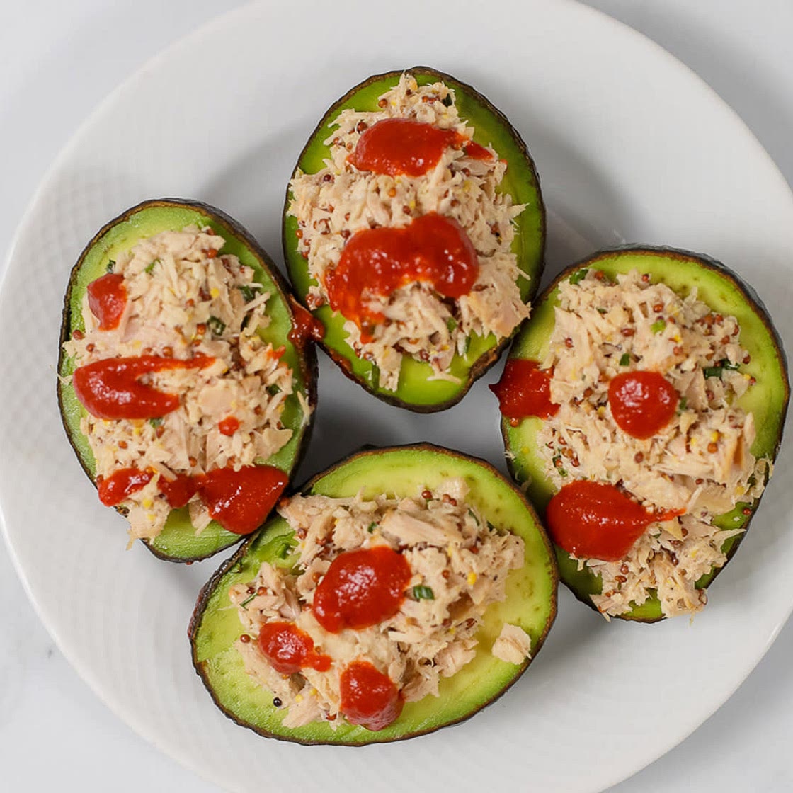 Keto Tuna Stuffed Avocado